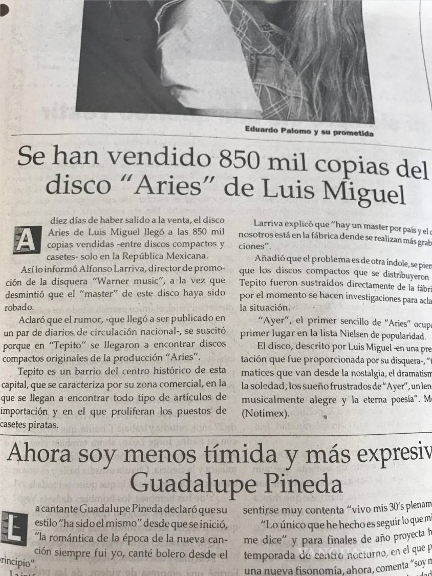 $!Recordando cuando ‘brilló’ ‘El Sol’ en Saltillo; ser su fan hoy, ayer y siempre...