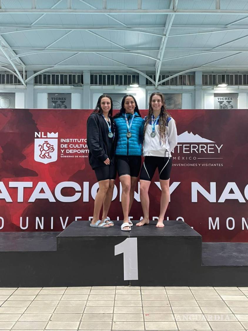 $!La joven nadadora sumó seis medallas entre pruebas individuales y relevos, destacando su consistencia en el Abierto Nacional de Natación Curso Corto 2025.