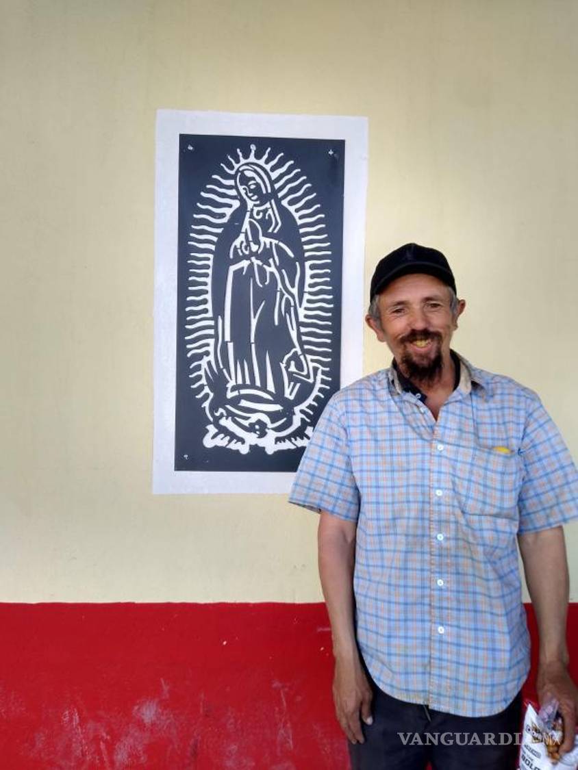 $!La imagen de la Virgen de Guadalupe en Arteaga.