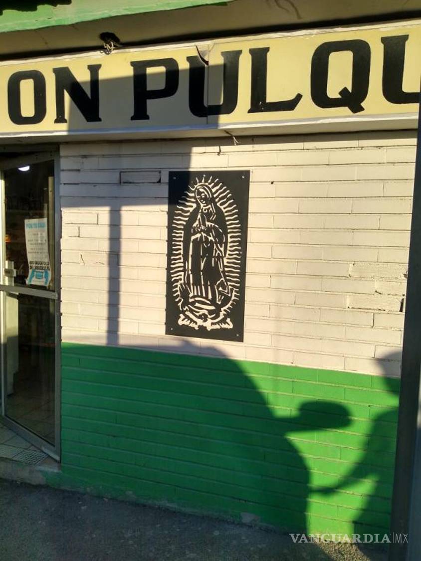 $!La imagen de la Virgen de Guadalupe la carretera Saltillo a Matehuala.