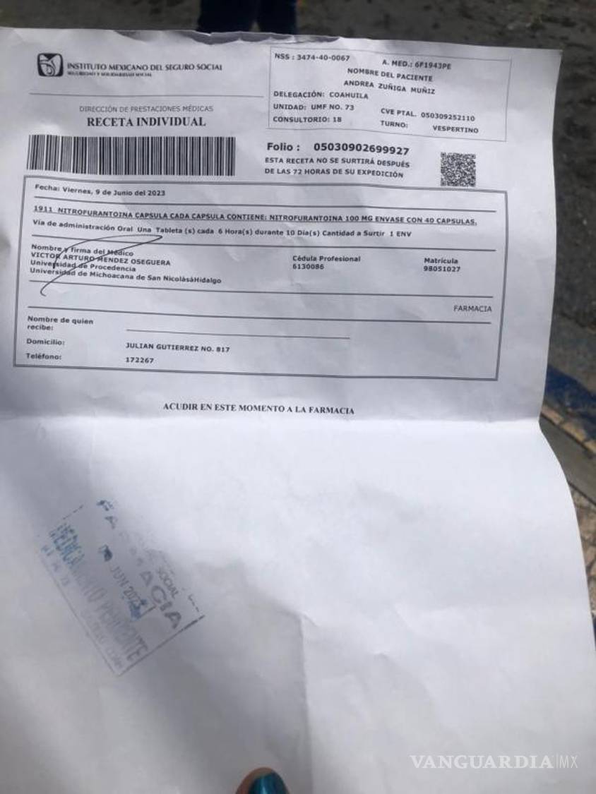 $!Los usuarios muestran las recetas que aun no pueden ser surtidas.