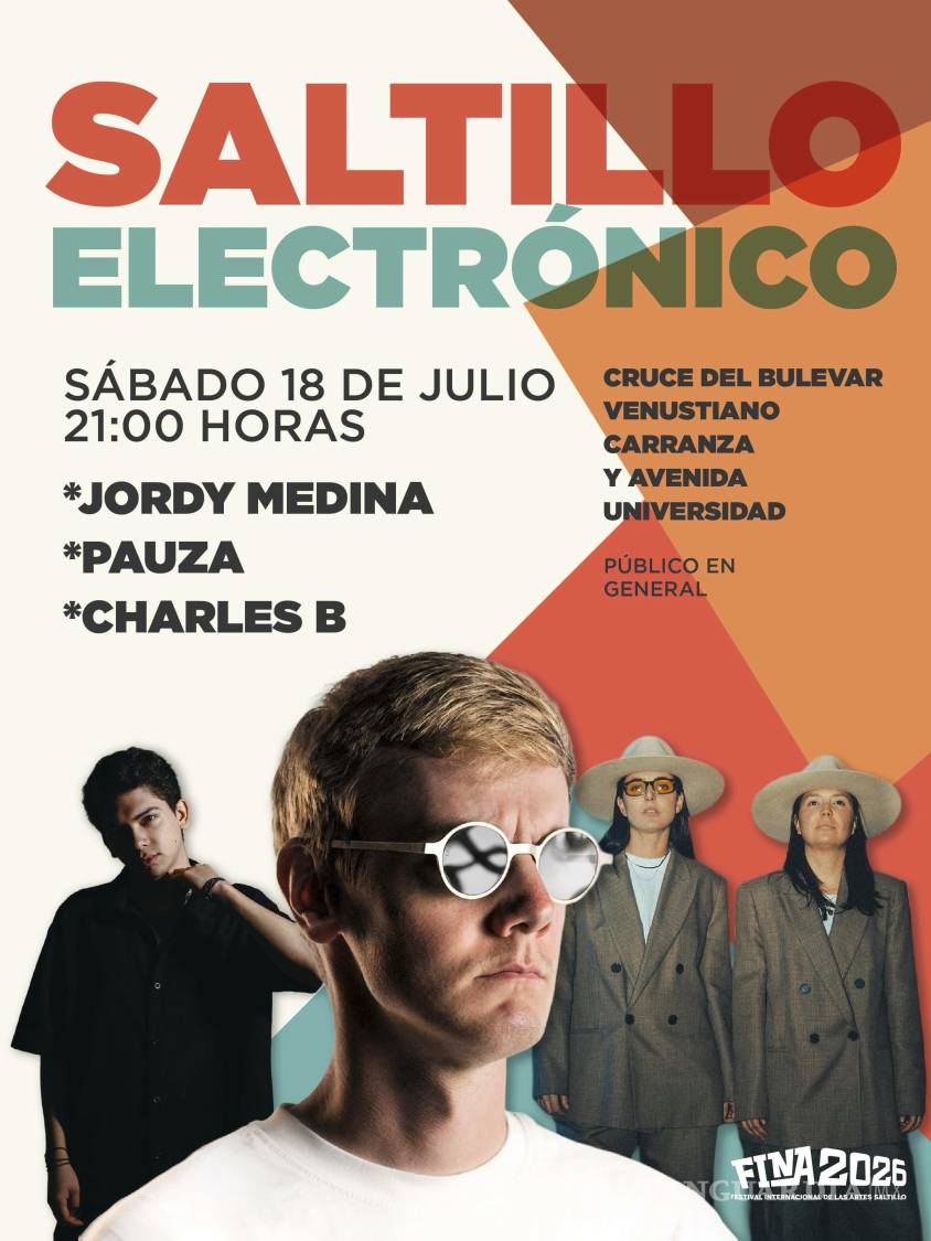 $!¿Qué hacer en Saltillo? Continúa la FINA con ópera y Saltillo Electrónico, Edwin Luna cierra el FutFest y llega Luis Ángel ‘el Flaco’