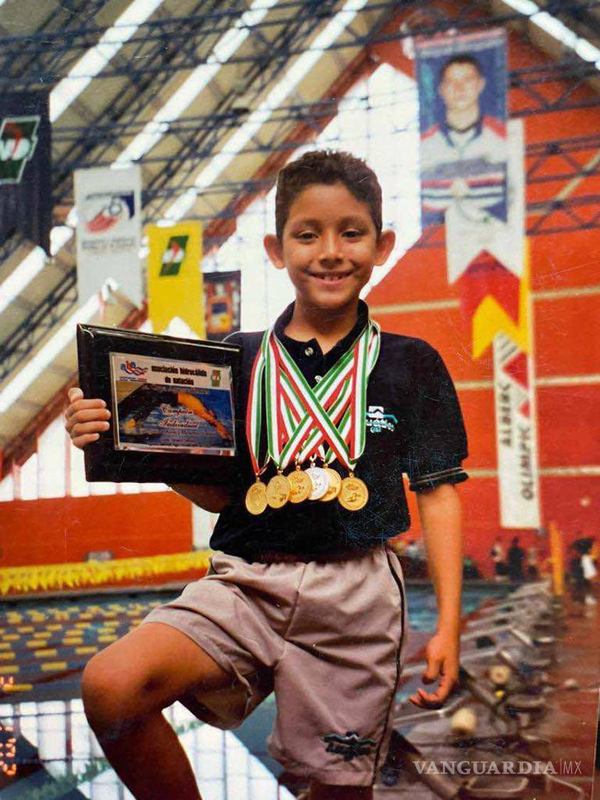 $!Desde pequeño, destacó en el deporte.