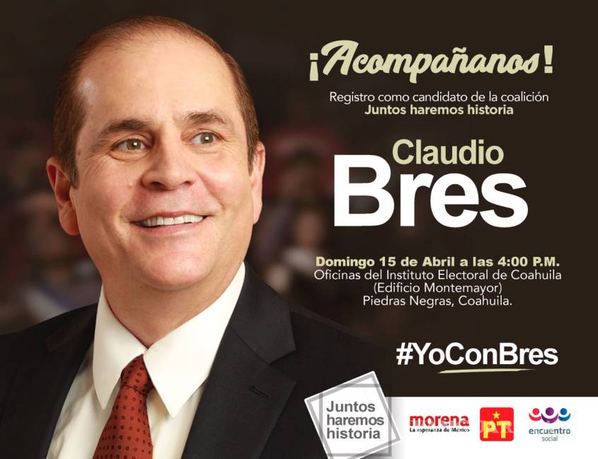 $!Renuncia Claudio Bres Garza al PRI Coahuila; buscará alcaldía con Morena