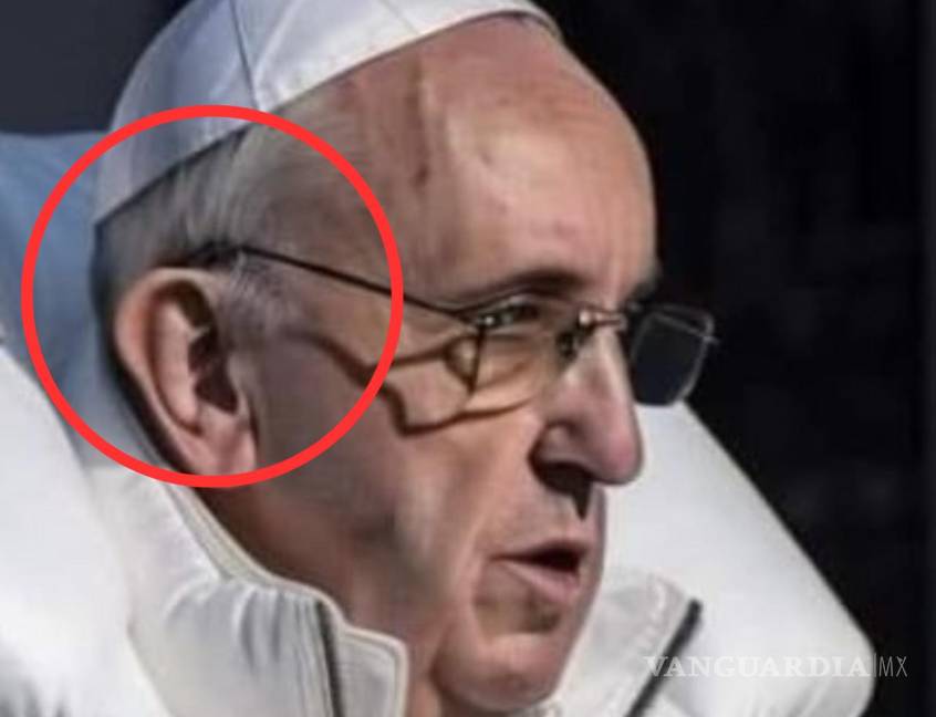 $!En la imagen se puede apreciar una distorsión entre la cabeza del papa Francisco y el cuello de su abrigo. Este detalle ocurre tras aplicar el efecto difusor para disimular el montaje