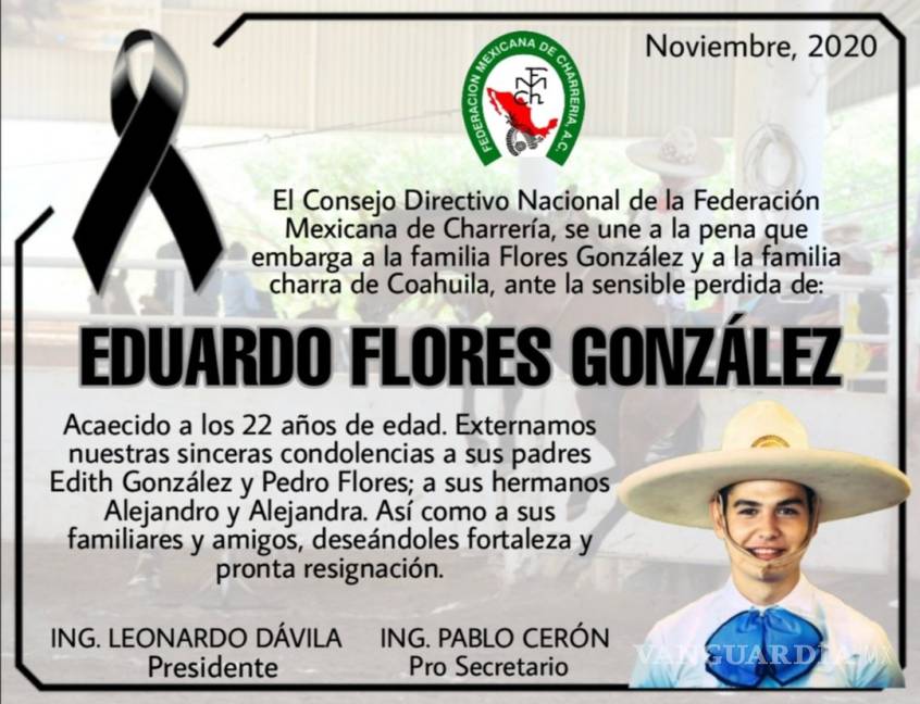 $!Fallece Eduardo Flores, charro de Saltillo en accidente en Querétaro