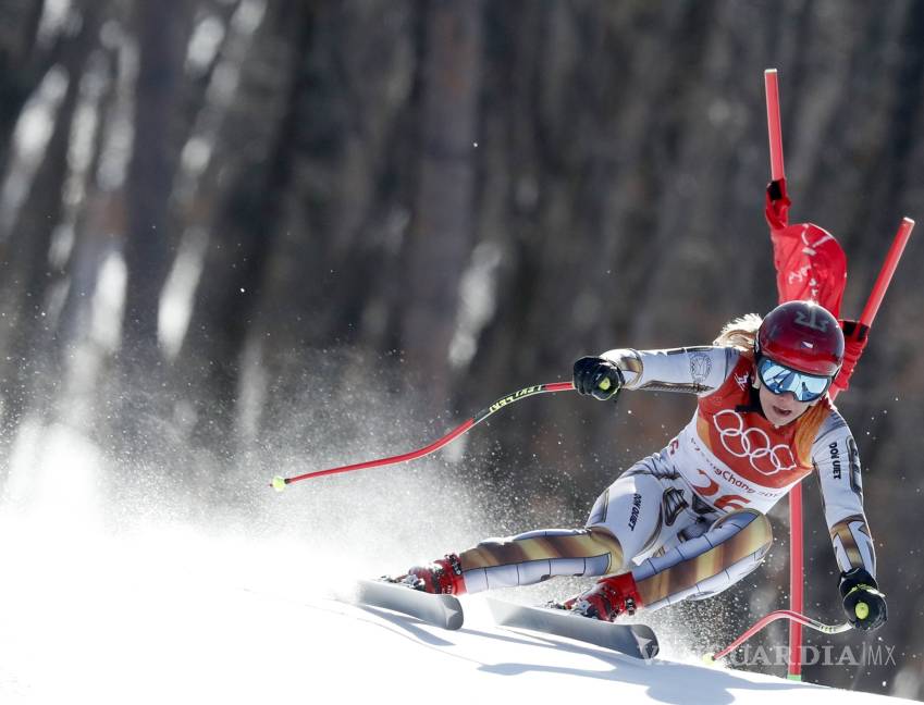 $!¡Sorpresa en PyeongChang! Lindsey Vonn se queda sin medalla en el esquí