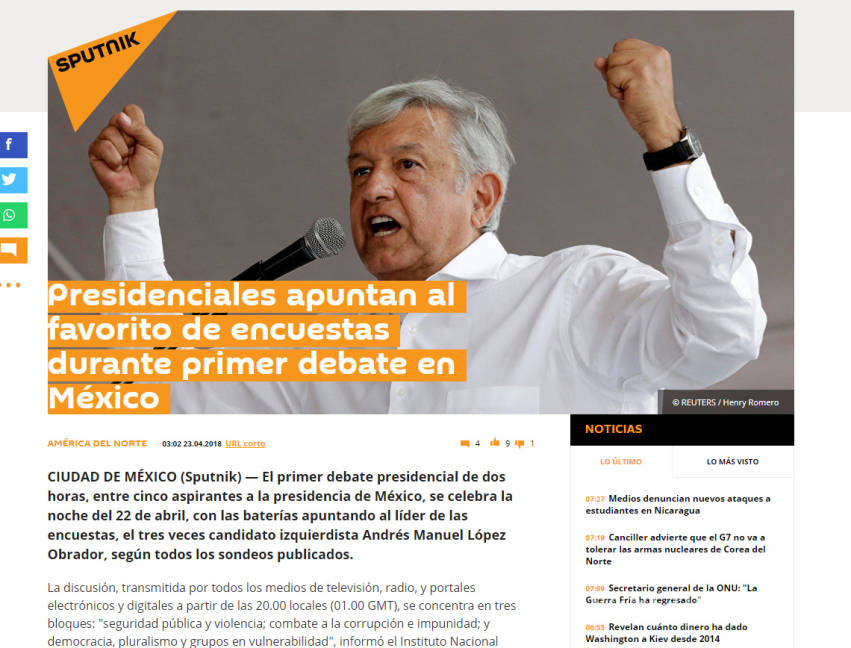 $!Debate de candidatos a la Presidencia de México no pasa desapercibido para medios internacionales