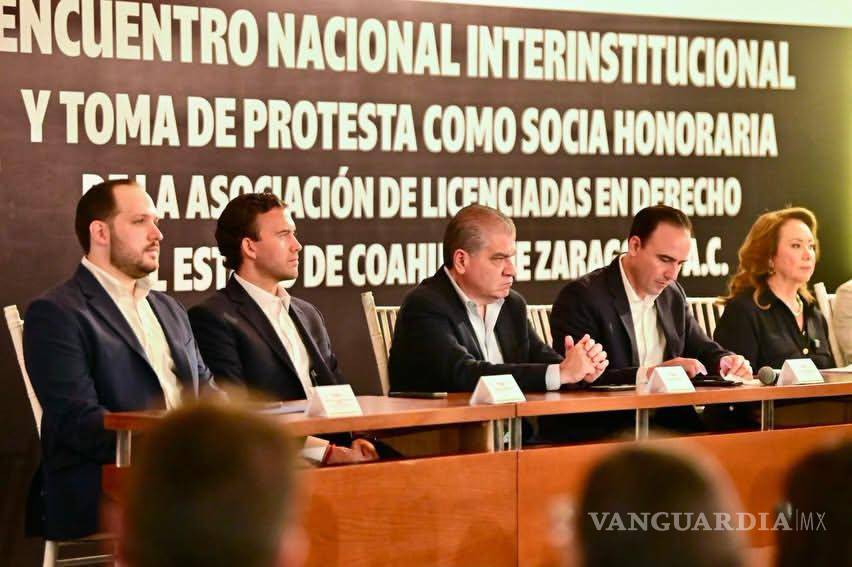 $!Miguel Ángel Riquelme Solís destacó que estos encuentros fortalecen la relación entre la sociedad y las instituciones encargadas de impartir justicia.