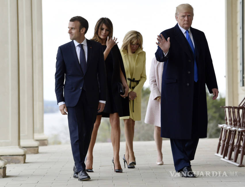 $!Donald Trump recibe a Macron por primera vez en la Casa Blanca