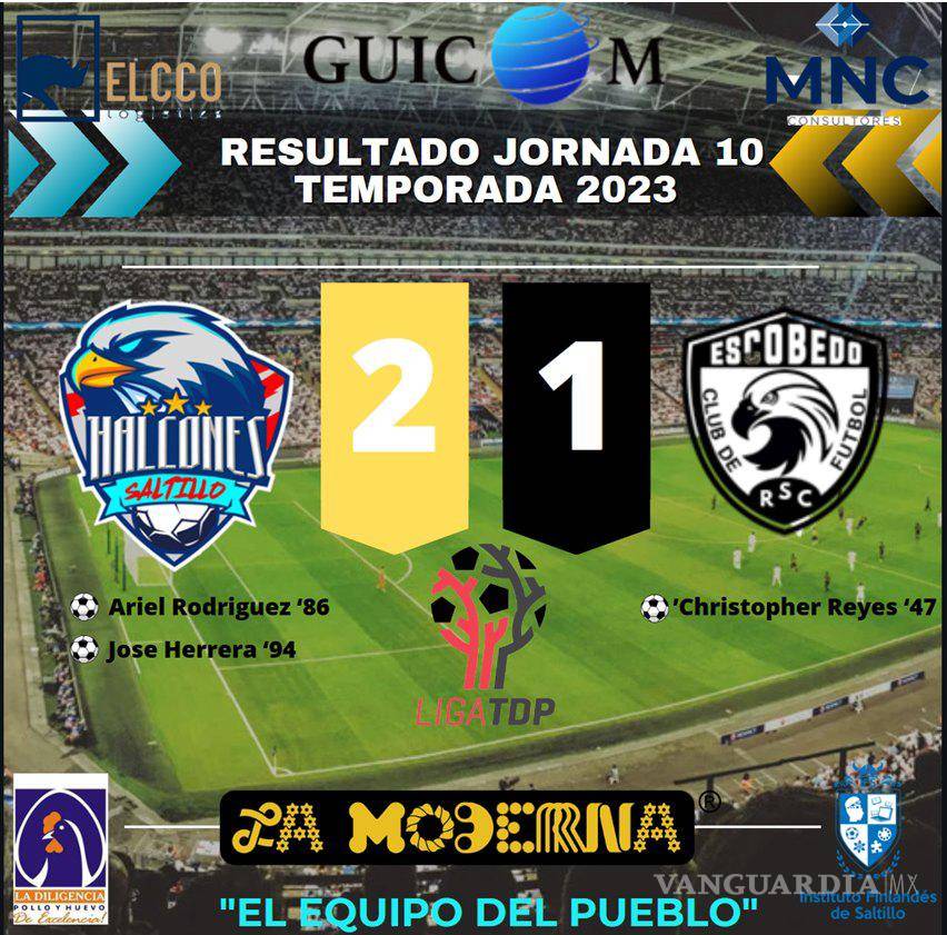 $!El ‘Equipo del Pueblo’ se impuso a sus rivales de Escobedo y están peleando por la cima.