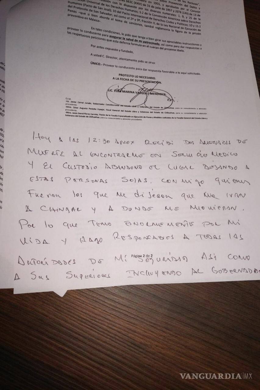 $!Denuncia tortura el abogado de Alejandro Gutiérrez y fiscalía lo niega