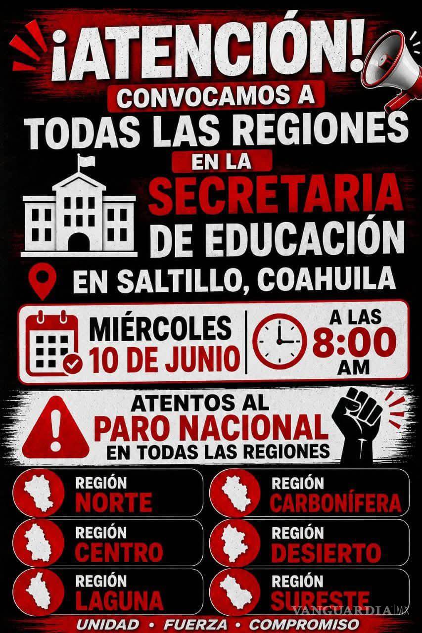$!Esta es la convocatoria que ya circula entre grupos de maestros en la entidad.