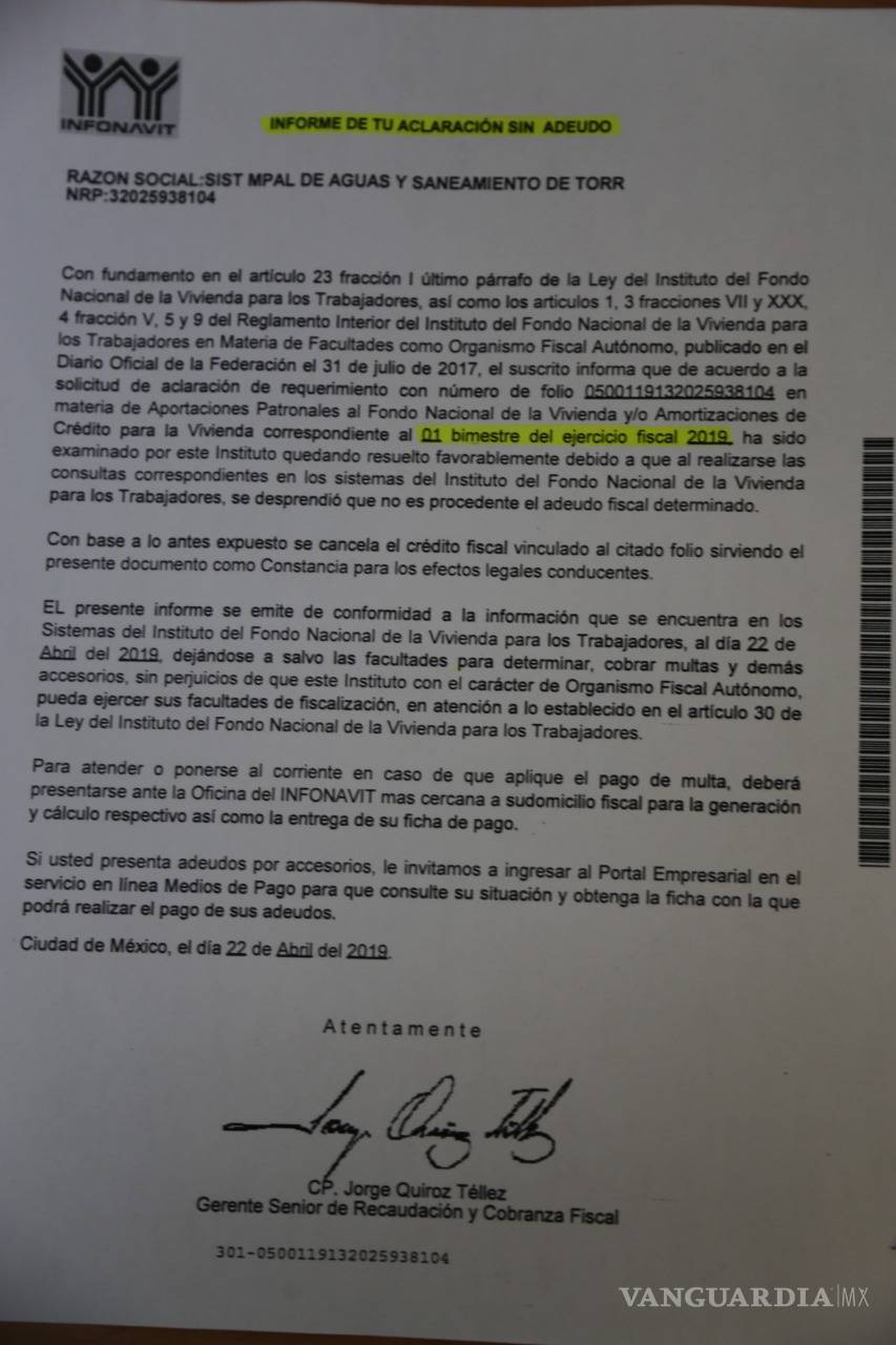 $!Simas Torreón niega adeudo con el Infonavit que le congeló las cuentas