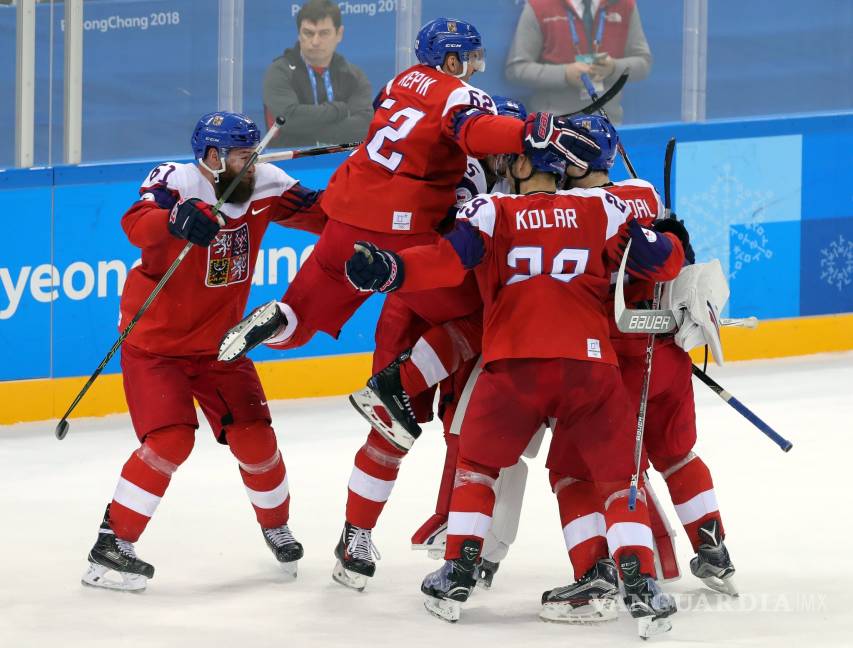 $!República Checa da la sorpresa y deja fuera a EU del hockey en Pyeongchang