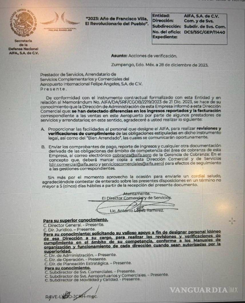 $!Denuncia Loret de Mola extorsión en el AIFA por parte de la Sedena