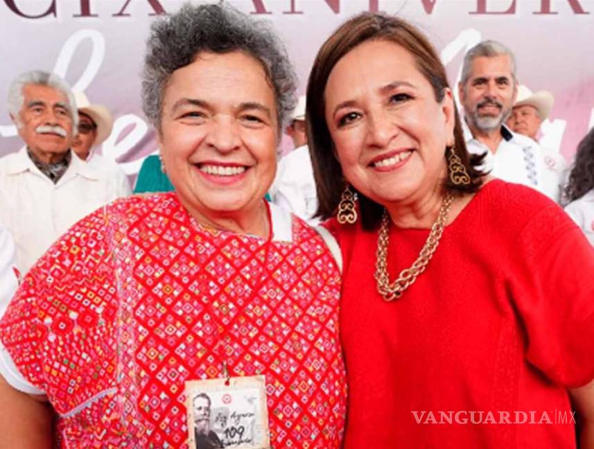 $!En Veracruz, Beatriz Paredes acompañó por primera vez a Xóchitl Gálvez, en un evento del sector agrario.