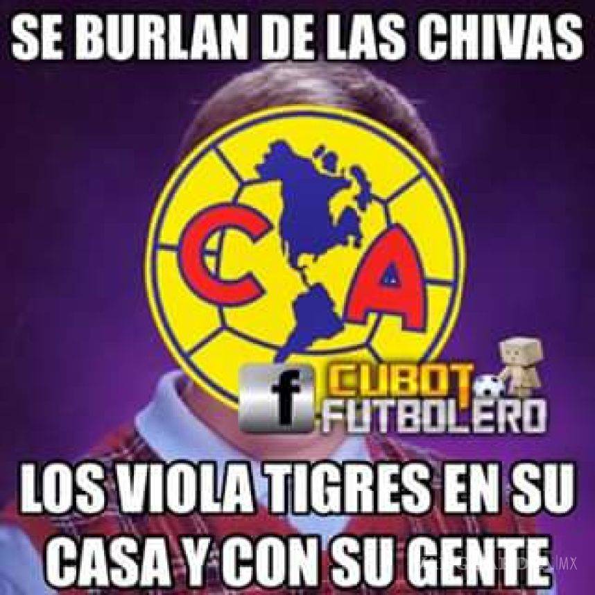 $!Tigres golea al América y los memes le llovieron a las Águilas