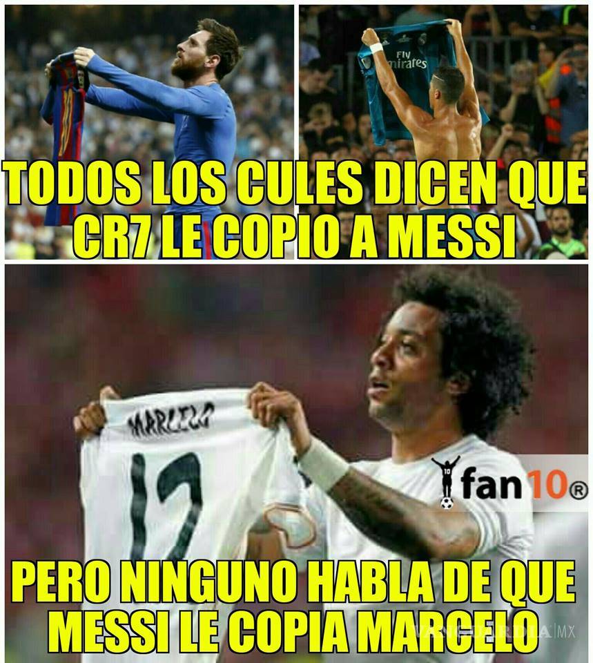 $!Cristiano se 'vengó' de Messi y los memes explotaron