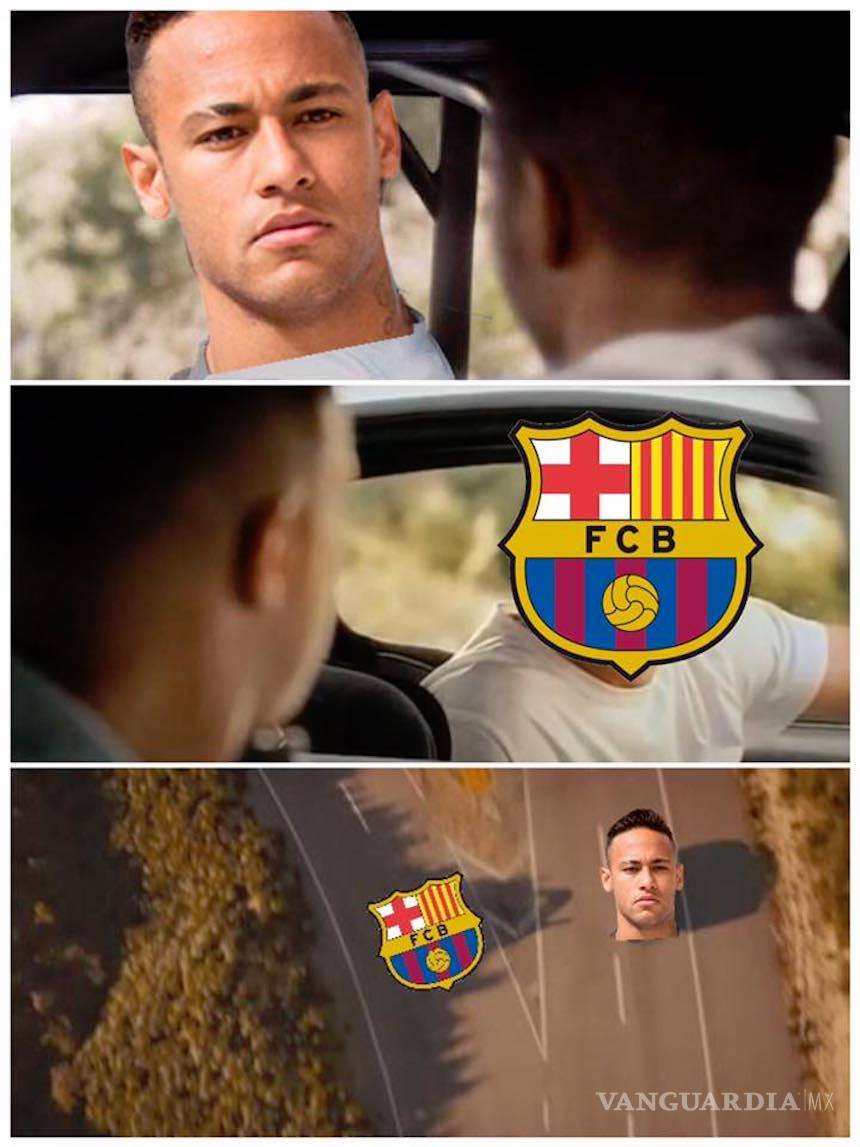$!Los memes de la salida de Neymar al PSG