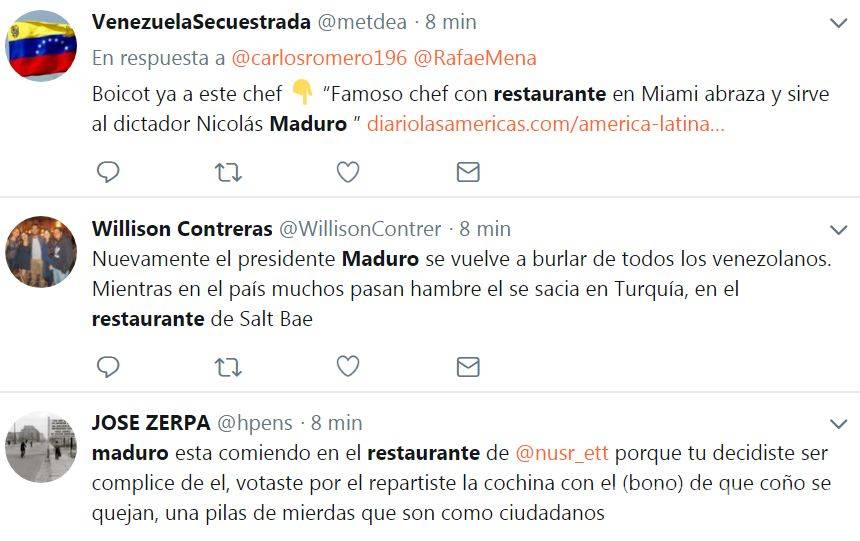 $!Nicolás Maduro come en lujoso restaurante del chef Salt Bae, mientras Venezuela muere de hambre
