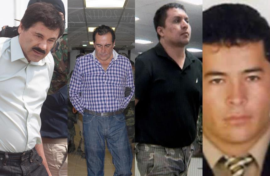 Los principales capos mexicanos que han sido detenidos o abatidos en