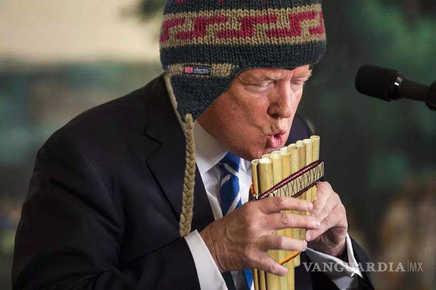 $!Imagen de Donald Trump tomando agua desata batalla de Photoshop