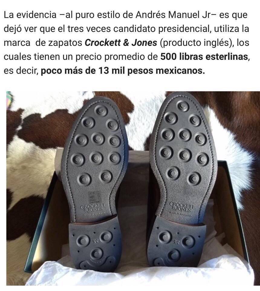 $!‘Reviven’ en redes polémica por supuestos zapatos de lujo de AMLO #Candidatum
