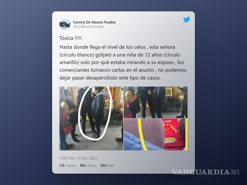 $!Puebla: mujer “tóxica” le rompe la nariz a niña de 12 años por mirar a su esposo