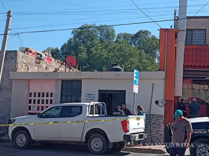 Muere hombre dentro de una cantina en el Centro de Saltillo