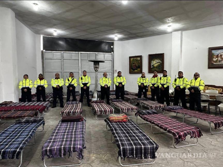 $!Personal municipal recorre distintos sectores de Ramos Arizpe como parte del “Operativo Abrigo” ante las bajas temperaturas.