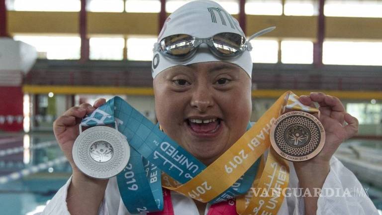 La nadadora mexicana con síndrome de Down que conquistó el Mundial de Abu Dhabi