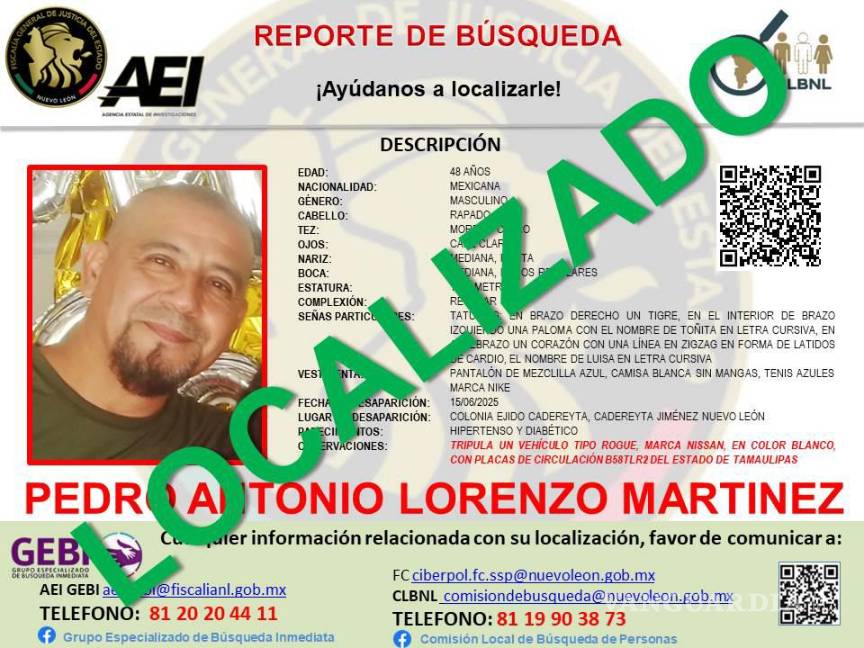 Hallan con vida a los cuatro desaparecidos en la Carretera a Reynosa