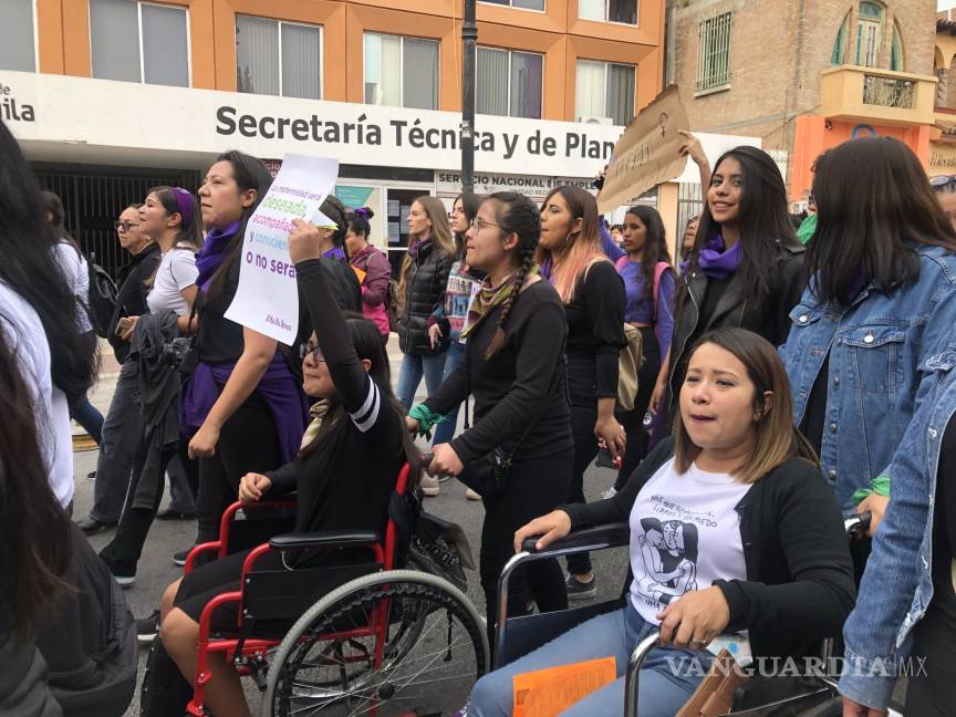$!Miles de mujeres en Saltillo salen a las calles para exigir freno a la violencia