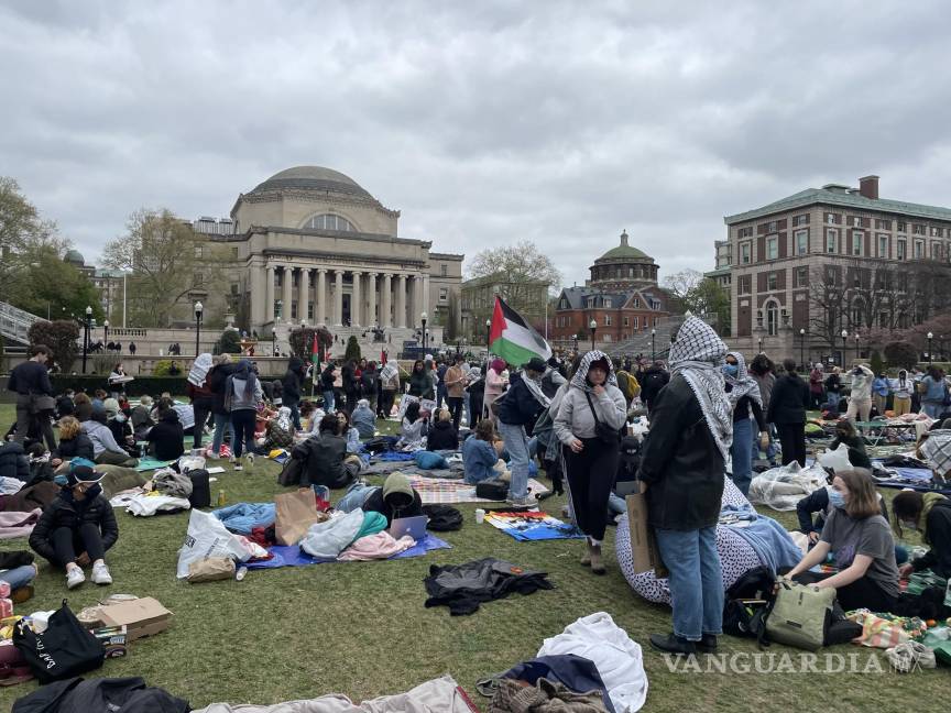 $!La Universidad de Columbia se convertió en un símbolo del debate en EU que está generando el conflicto en Palestina y los límites de la libertad de expresión.