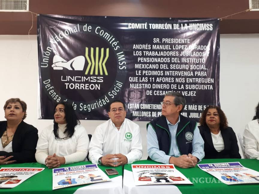 $!Jubilados del Seguro Social en Torreón se unen a la Unión Nacional de Comités del IMSS