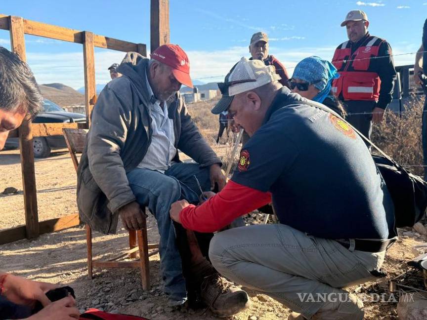 Localizan con vida a campesino extraviado en General Cepeda