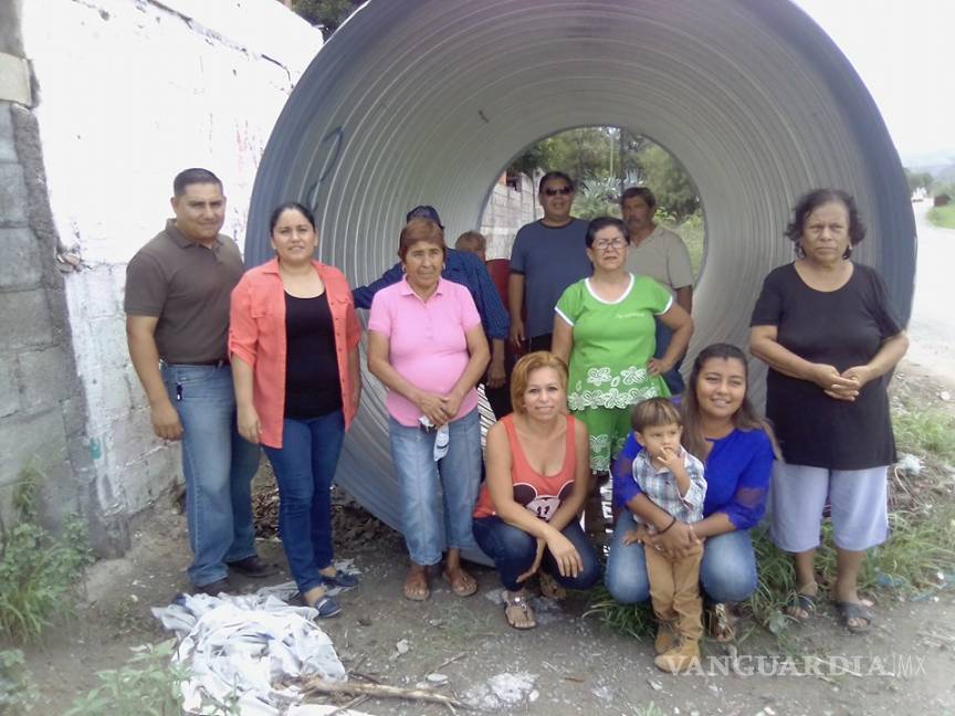 $!Vecinos piden a las autoridades de Monclova agilizar la obra del drenaje pluvial