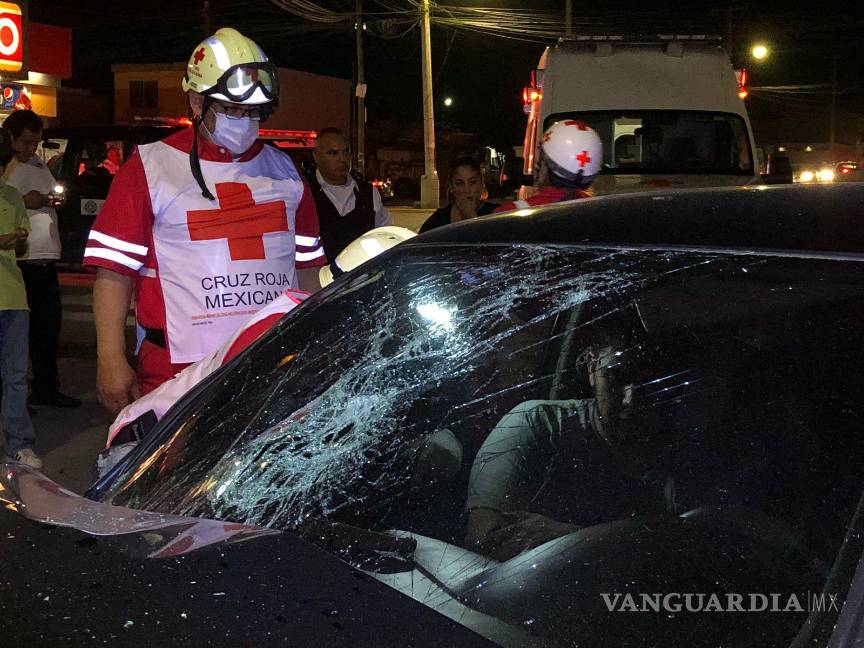 $!El joven terminó con lesiones menores.