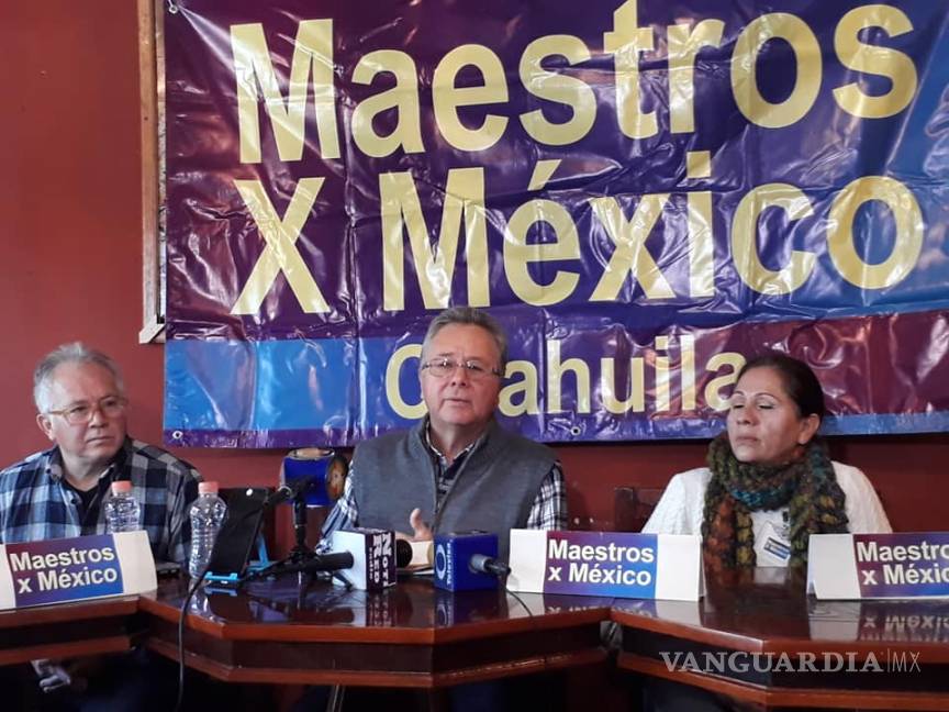 $!Maestros por México buscan recuperar sus derechos y apoyar el regreso de Elba Esther Gordillo