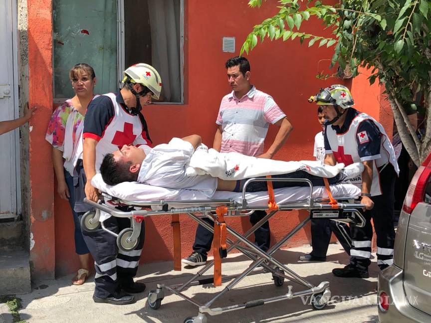 $!Riña deja un joven herido en la colonia Morelos