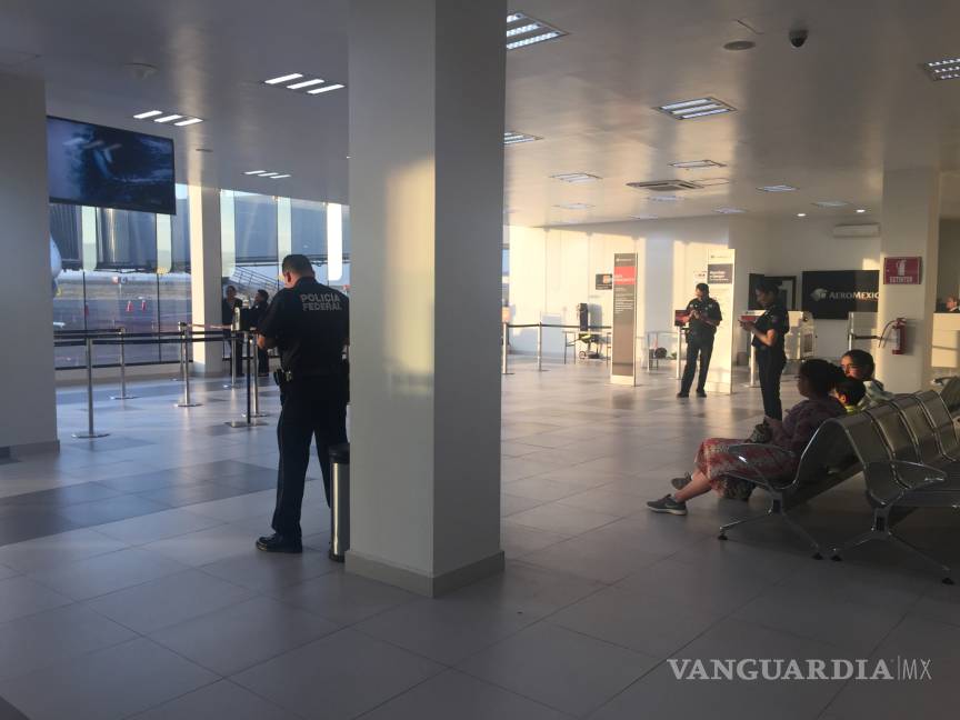 Aumenta presencia de la PFP en aeropuerto de Ramos Arizpe