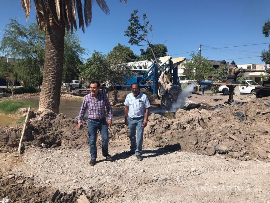 $!Nuevo pozo terminará con escasez de agua en el segundo cuadro de Torreón