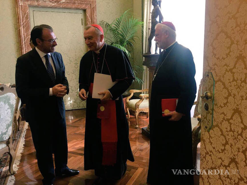 $!Agradece Videgaray al Papa su solidaridad con México durante los sismos