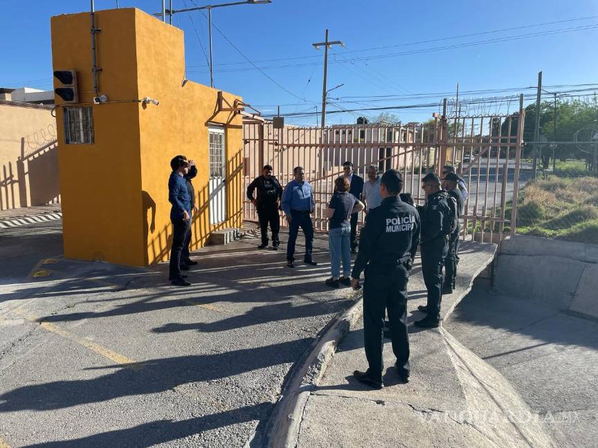 Retiran plumas de acceso a fraccionamiento Las Quintas al norte de Saltillo