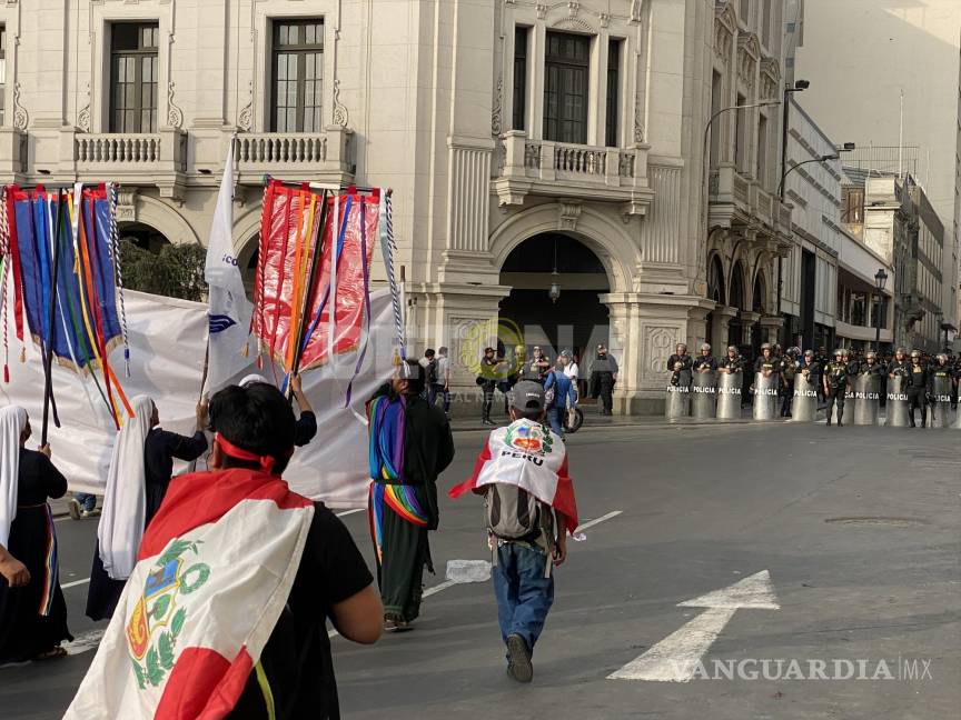 $!Manifestación en Perú.