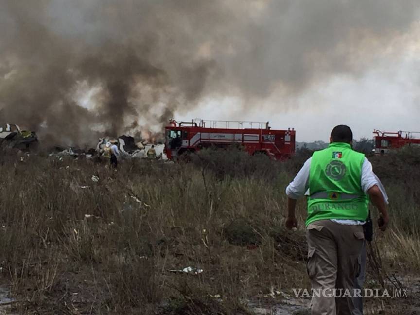 $!Se desploma avión de Aeroméxico a minutos de haber despegado; Gobernador de Durango informa que no hubo fallecidos