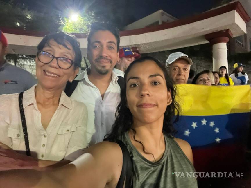 $!Venezolanos de Monterrey piden caída de Maduro.