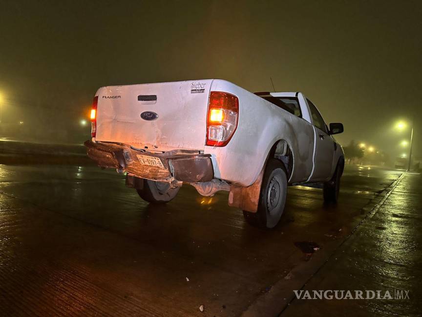 $!La camioneta Ford fue la afectada.