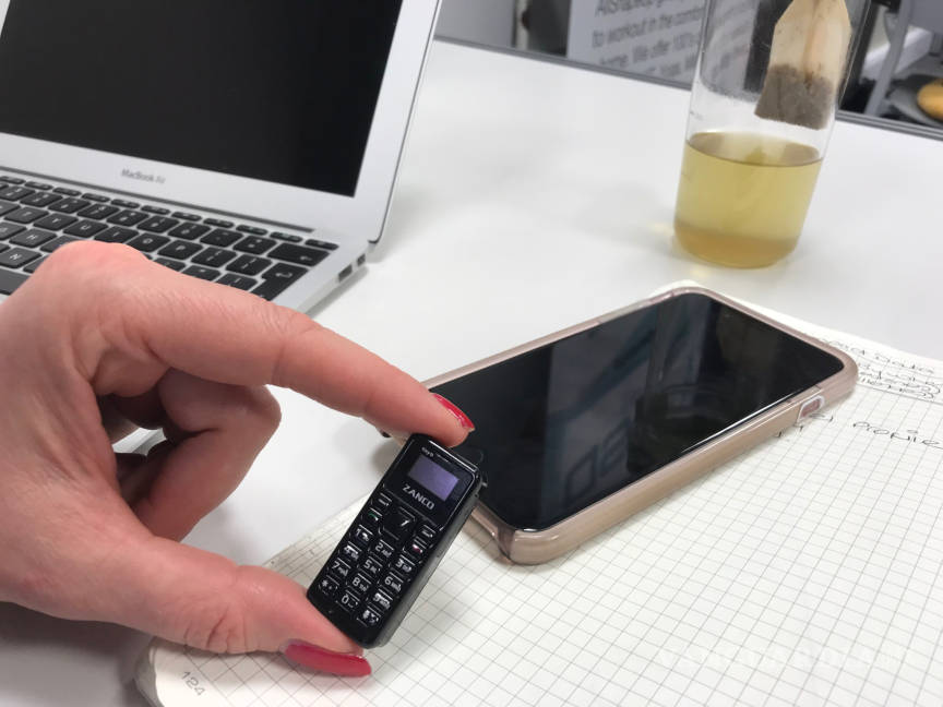 $!Zanco tiny t1, el celular más pequeño del mundo